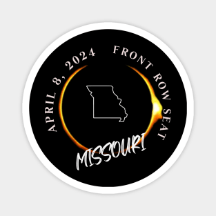 2024 Missouri Eclipse Front Row Seat To Total Darkness Magnet